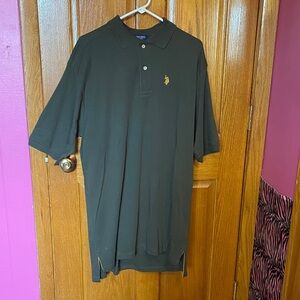 U.S. Polo Assn. Men's Tall Dark Green Polo Shirt NWOT